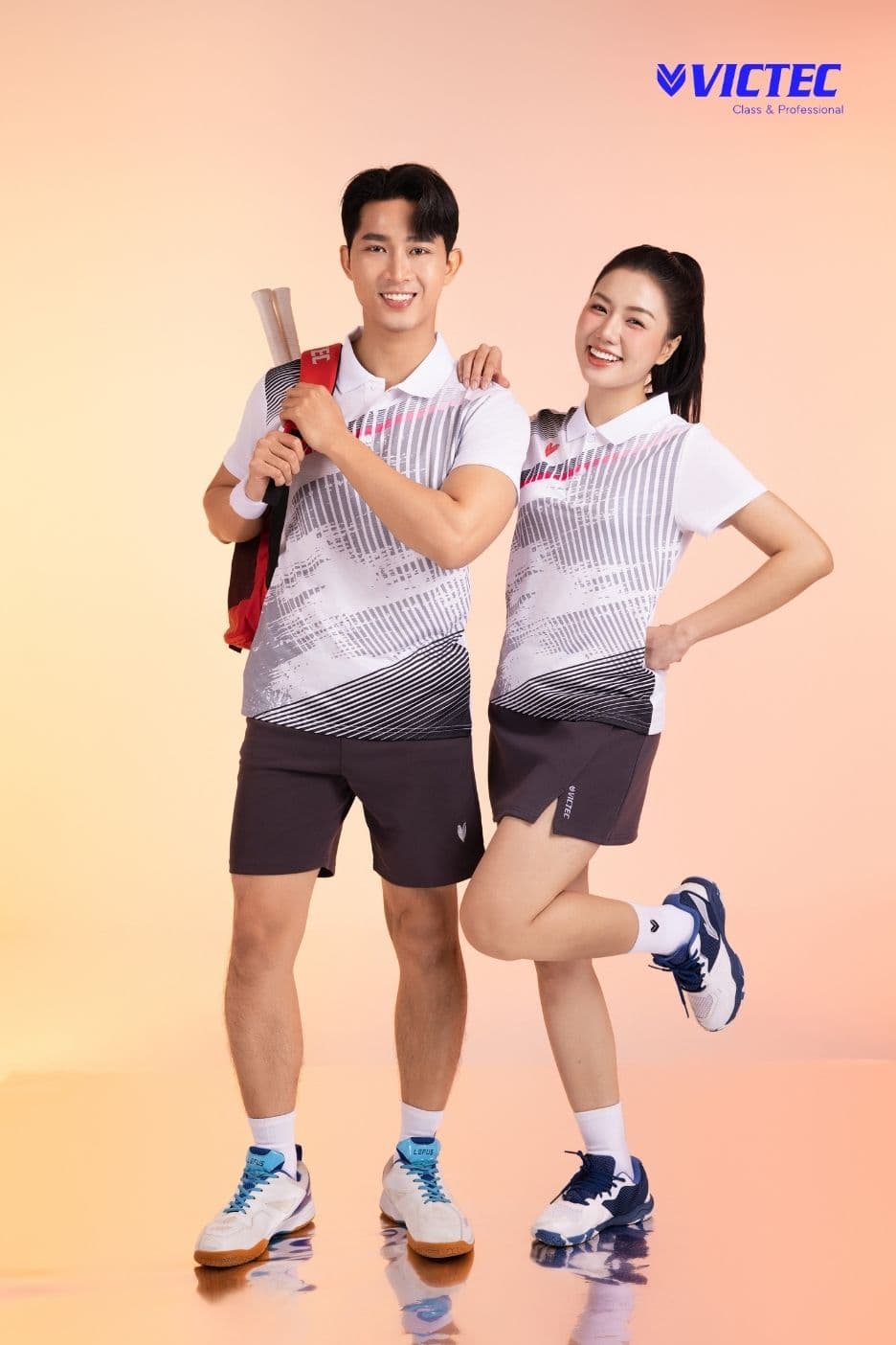 Áo thể thao VICTEC AVT12 - Trắng