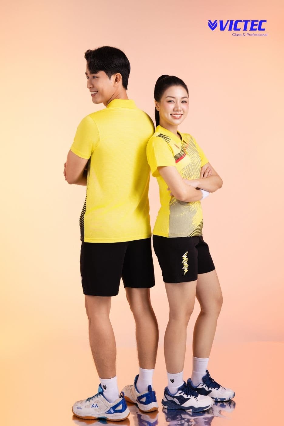 Áo thể thao VICTEC AVT12 - Vàng