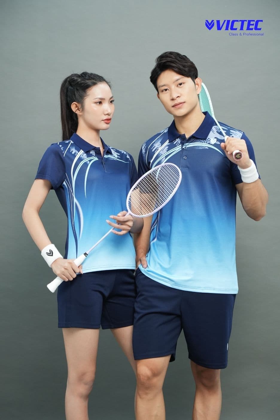 Áo thể thao VICTEC AVT14 - Xanh Đen