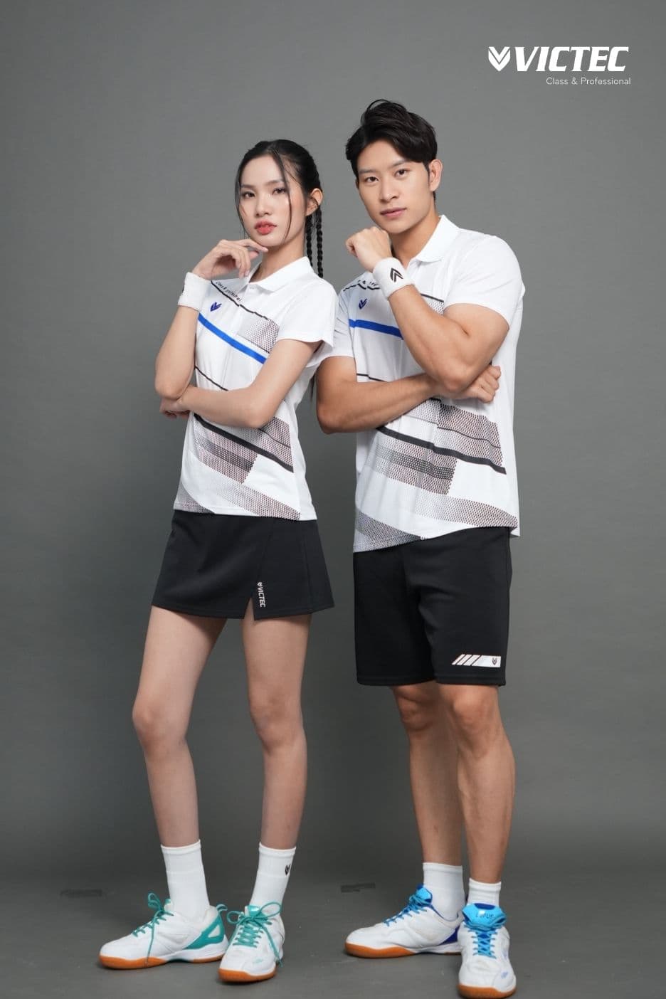Áo thể thao VICTEC AVT16 - Trắng