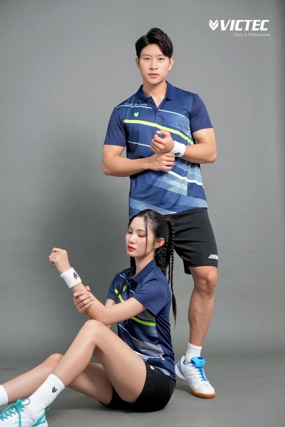 Áo thể thao VICTEC AVT16 - Xanh Đen