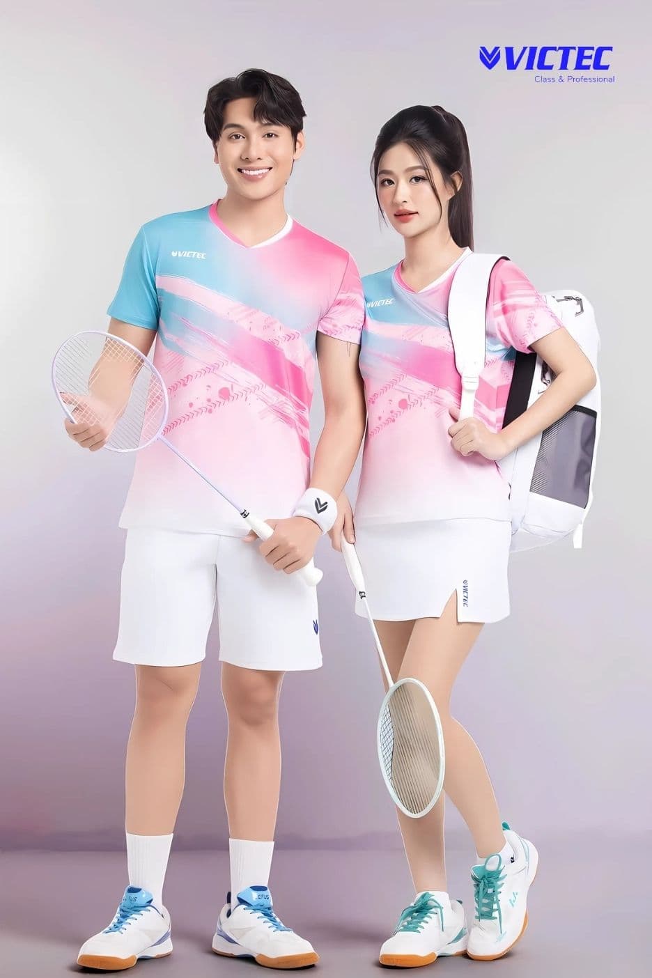Áo thể thao PLV252 - Hồng