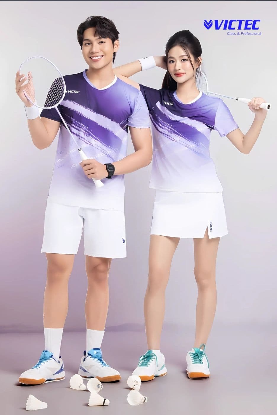 Áo thể thao PLV252 - Tím